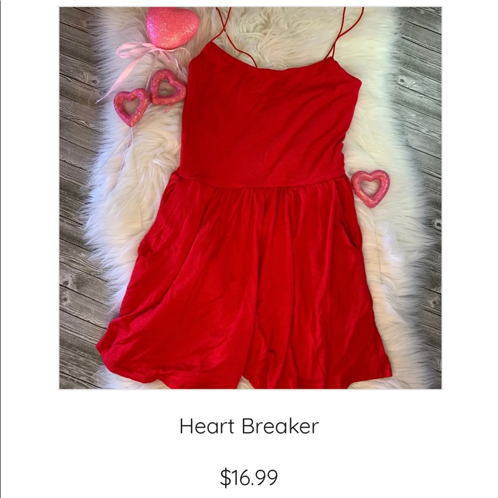 Romper red